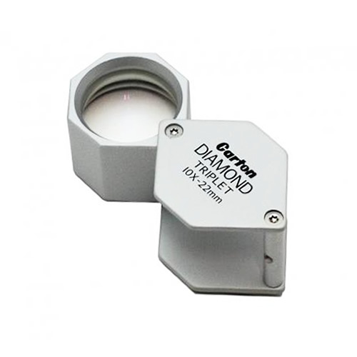 Carton Triplet 10x Loupe, 22mm lens